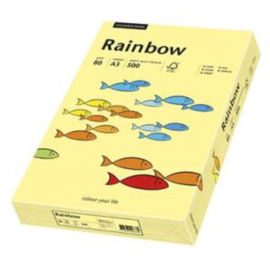 A4 papier, leverbaar in verschillende kleuren GEEL, 120 grams