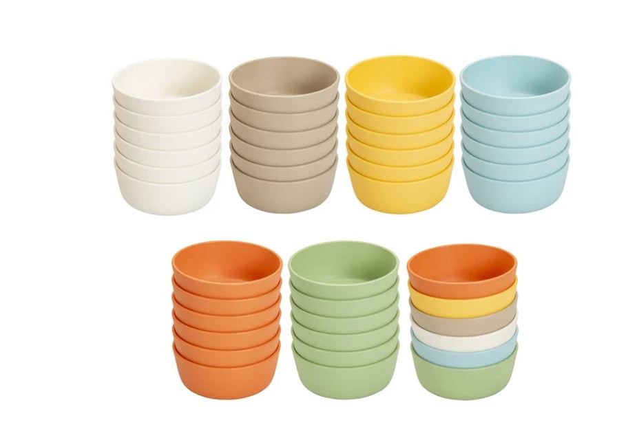 #Bioplastic - Kommen - Set - Van - 6 - Duurzaam