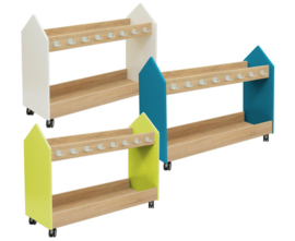 # EduCasa verrijdbare garderobe wit Large
