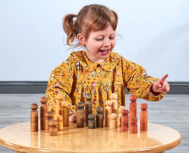 Kleine multiculturele poppen, set van 20