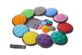 Tactiele voet- & handschijven, set van 10 - Vibrant