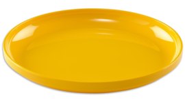 # Melamine borden plat geel. set van 6