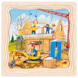 Puzzel, We bouwen een huis, 35-delig