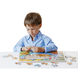 Puzzel - kasteel leven, 63-delig