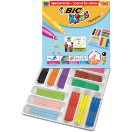 Kleurstiften Bic Kids Visacolor XL, 96 stuks