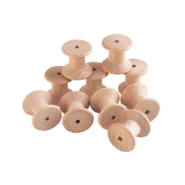 Tickit natuurlijke houten klossen, set van 10