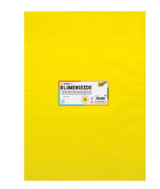 Zijdepapier geel 26 vel, 50 x 70 cm