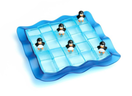 Pinguins op het ijs