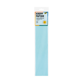 Crêpepapier pastelblauw