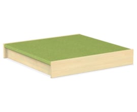 # Podiumdeel vierkant 75 x 75 cm, hoogte 12 cm