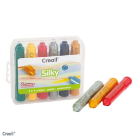 Creall Silky waskrijtjes, set van 6 ass.