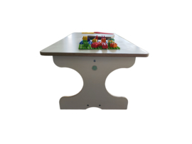 # Legotafel / Bouwtafel 120 x 60 cm, wit