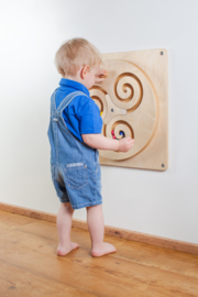 Wandbord kleurrijke draaikolk