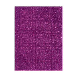 Knutselrubber Mozaiek Glitter, 15 x 20 cm, 6 vel, 6 kleuren ass.