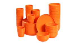 Melamine servies 36-delig oranje