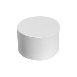 Blanco bierviltjes rond, set van 100