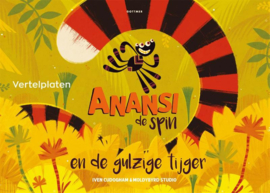 # Kamishibai vertelplaten Anansi de spin en de gulzige tijger