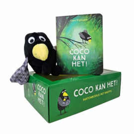 # Coco kan het! kartonboekje met pluchen Coco