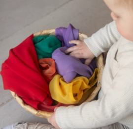 Playcycle speeldoeken regenboog, 7-delige set, 65 cm