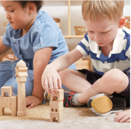 Houten architecturale bouwblokken