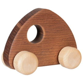 Houten auto's, set van 2 stuks