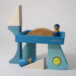 Grimms Zee-Puzzel-Bouwspel Blauwtinten