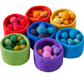 Vilten bakjes en ballen