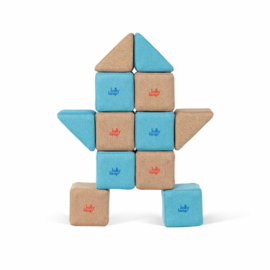 JollyHeap set Pixi, 12 stuks magnetische blokken