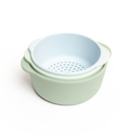 Inspire My Play - Schaaltjes & Zeef (3-delig) Blauw/Groen
