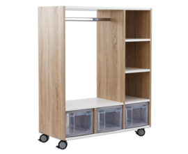 #  EduCasa verrijdbare garderobe/verkleedmeubel