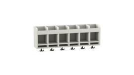 Groot garderobeschap met haken