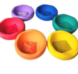 Sensorische pittenzakjes - Regenboog