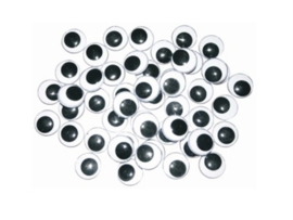 Wiebeloogjes rond 7 mm, 100 stuks