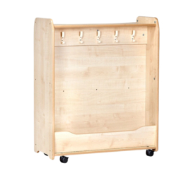 Verkleedmeubel met spiegel en ophanghaken