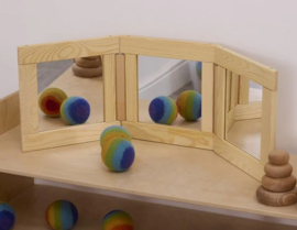 Tafel drieluik spiegel