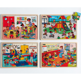 Puzzelset Een dag samen