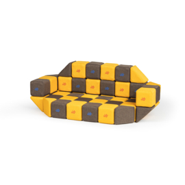 JollyHeap set Medium, 50 stuks magnetische blokken (2 vormen)