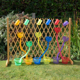 Tickit regenboog Doorschijnende Flexi Buizen, set van 6