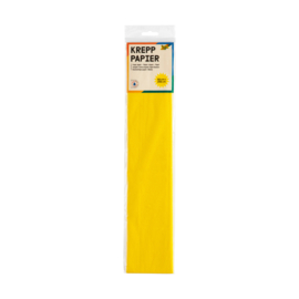 Crêpepapier geel