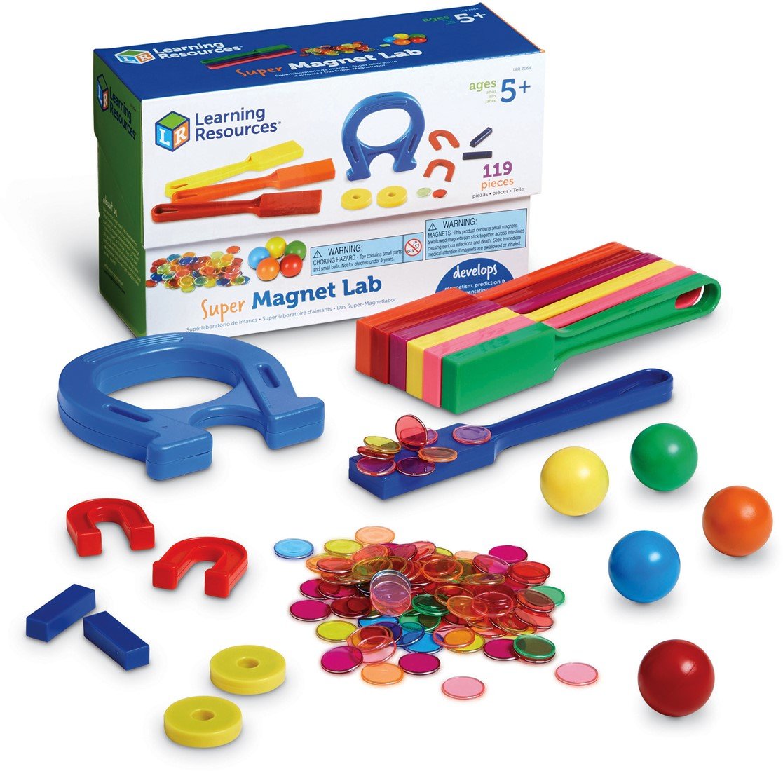 Learning Resources Super Magneet Lab Kit (119-delig)
