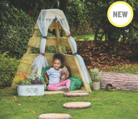 Tipi tent van stevig hout