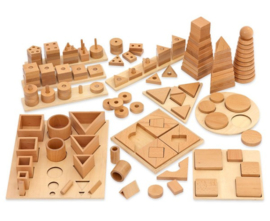 # Mega houten puzzel-ontdek set