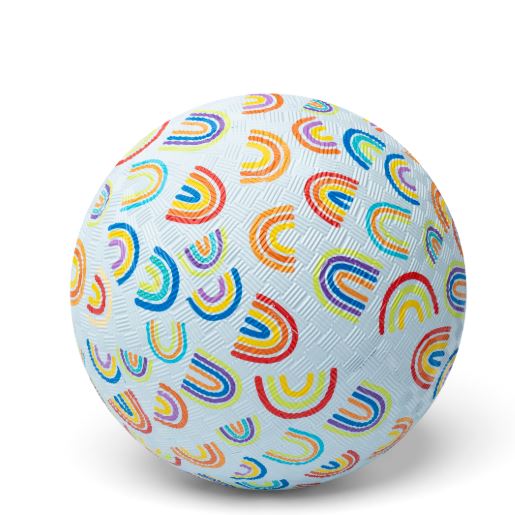 Rubber bal - Regenboog - 18 cm