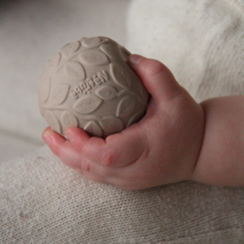 Sensorische ballen met bladmotief, aarde