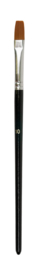 Kwasten plat nr. 10 steel 14 cm, 12 stuks (vegan haren)