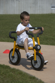 Pilot yellow bike