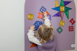 Magnetisch wandbord Bow paars