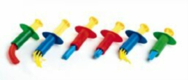 Boetseerspuitjes, set van 6