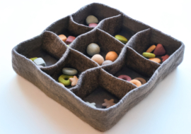 Vilten vormen pastel, 36 stuks