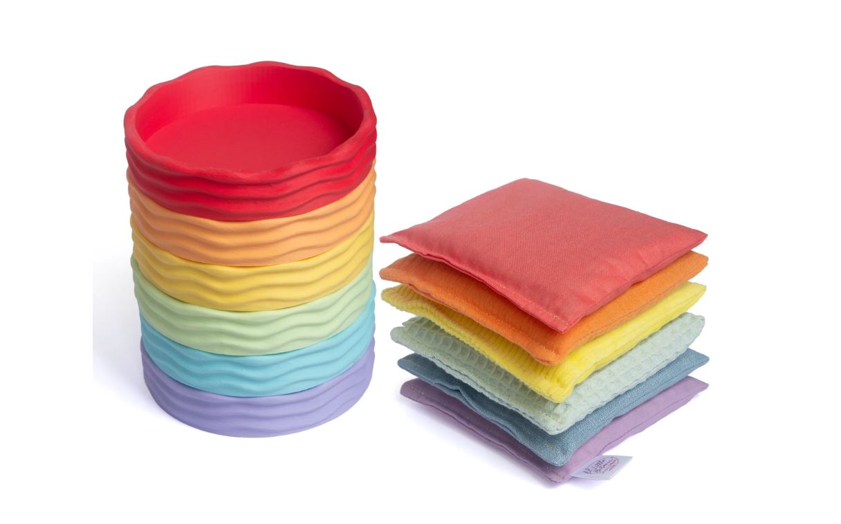 # Grennn x Little Botanic label waves pastel speelset compleet